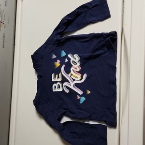 Toddler hooded long sleeve shirt